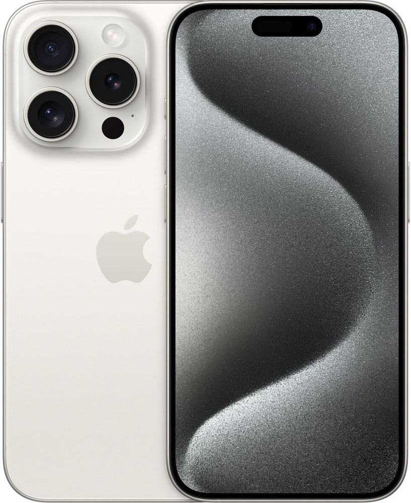 iPhone 15 Pro 128GB White Titanium Smartphone Apple 785302407226 Couleur White Titanium Capacité de Mémoire 128.0 gb Photo no. 1