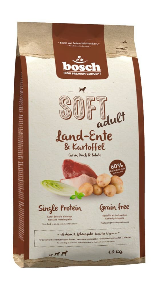 Soft Landente&Kartoffel, 1 kg Trockenfutter bosch HPC 658289600000 Bild Nr. 1