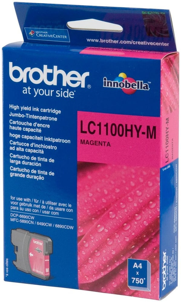 LC-1100HYM magenta Tintenpatrone Brother 797509100000 Bild Nr. 1