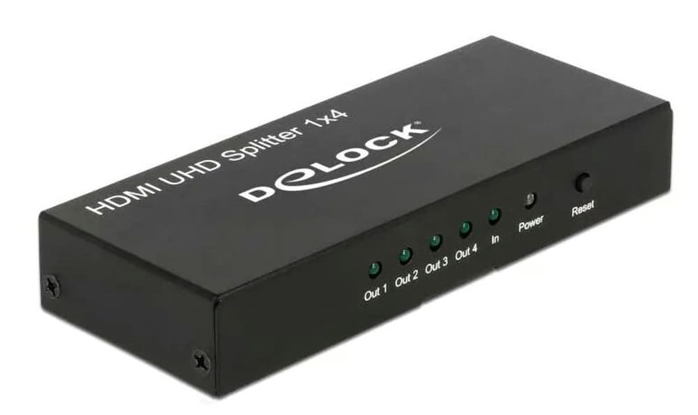 Diviseur de signaux à 4 ports HDMI - HDMI 4K/60Hz Répartiteur HDMI DeLock 785302423273 Photo no. 1