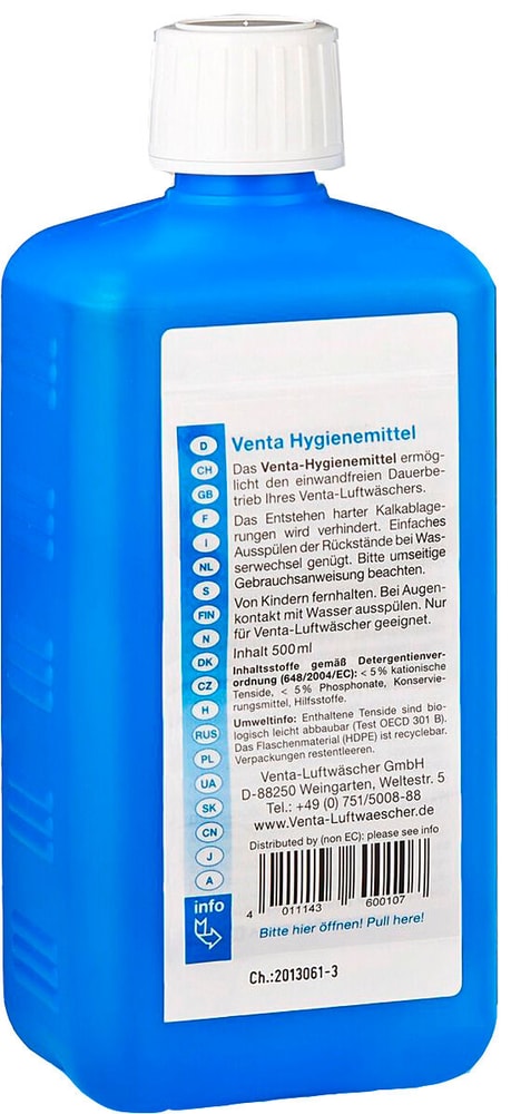 Hygienemittel 500 ml Gerätereiniger Venta 785302423373 Bild Nr. 1