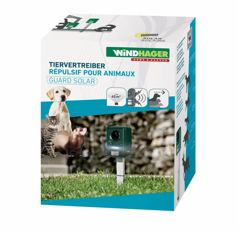 Scaccia animali Guard Solar Repellente per animali Windhager 631292700000 N. figura 1