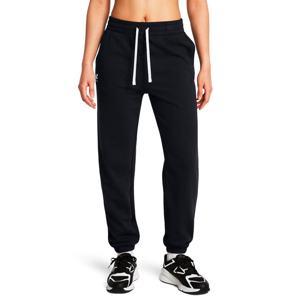 W Rival Terry Jogger Pantalone da allenamento Under Armour 471874600320 Taglie S Colore nero N. figura 1