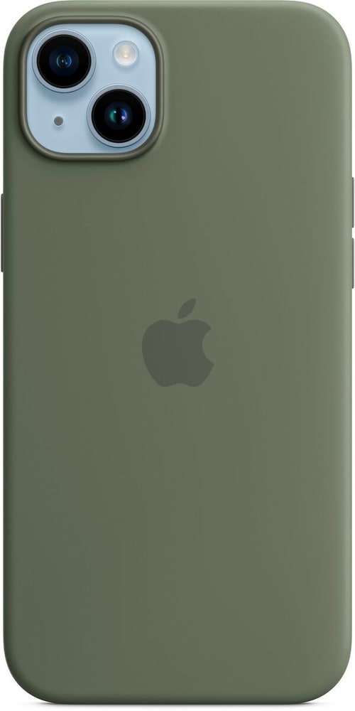 iPhone 14 Plus Silicone Case with MagSafe - Olive Coque smartphone Apple 785300181606 Photo no. 1
