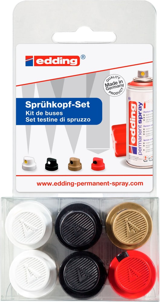 5200 N Sprühkopf-Set, 6er Set sortiert Buntlack Edding 660844500000 Bild Nr. 1