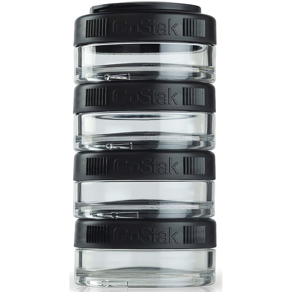 GoStak 4er 40ml Vorratsbehälter Blender Bottle 468839400020 Grösse Einheitsgrösse Farbe schwarz Bild-Nr. 1