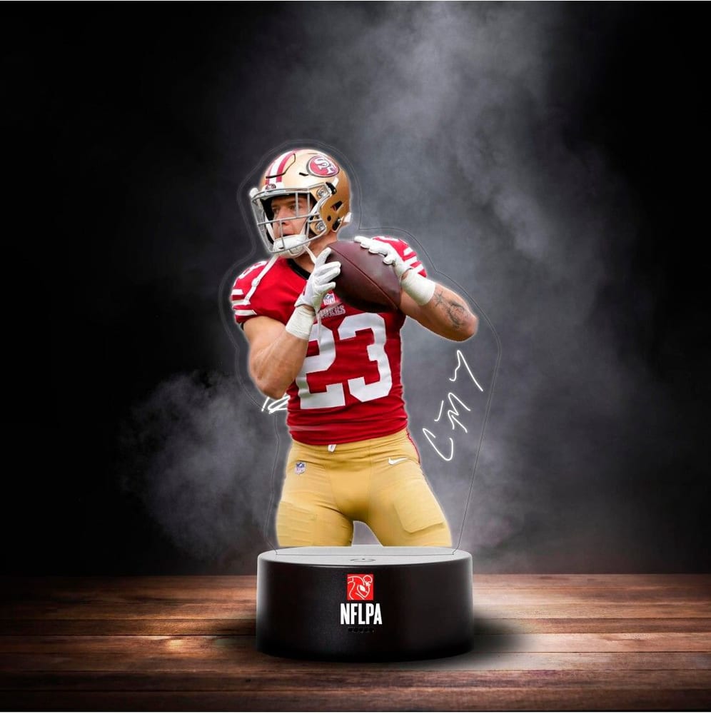 SAN FRANCISCO 49ERS NFL LED-LICHT PLAYER "MCCAFFREY" Merchandise NFL 785302416332 Bild Nr. 1