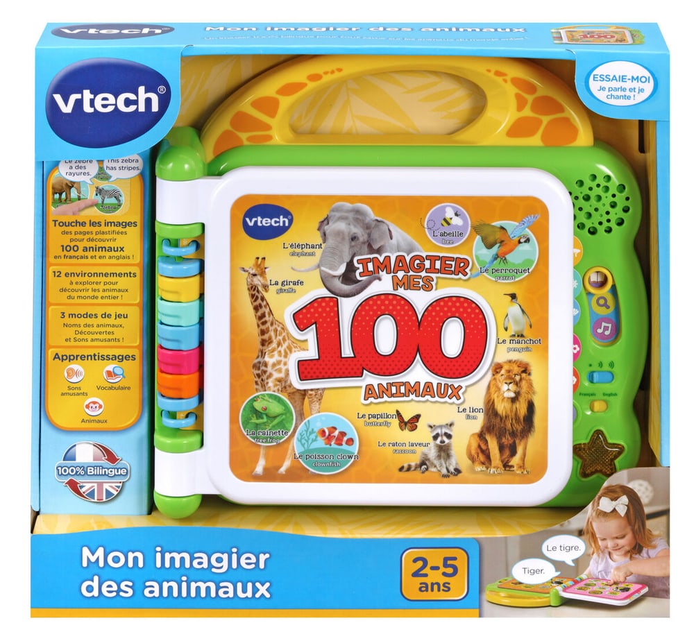Mon imagier des animaux bilingue (FR) Lernspiel VTech 748502100200 Farbe 00 Sprache Französisch Bild Nr. 1