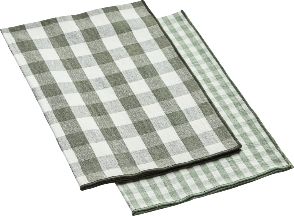 AMIAS Serviette de cuisine Set 450798210060 Couleur Vert Dimensions L: 50.0 cm x H: 70.0 cm Photo no. 1