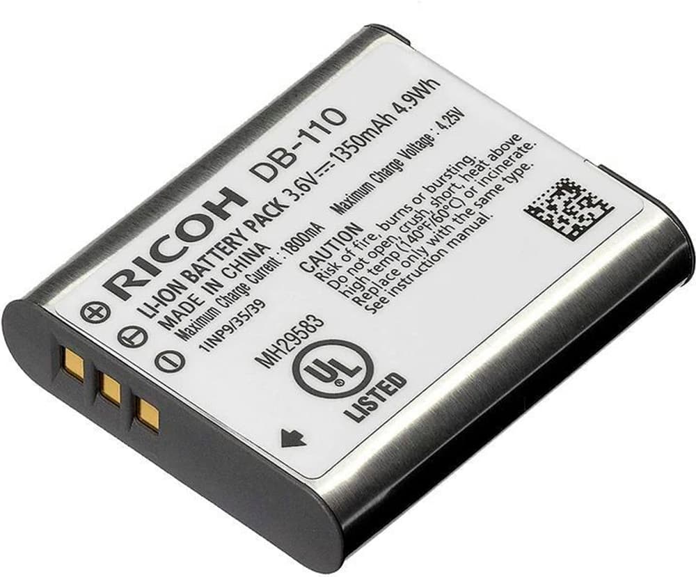 DB-110 Lithium-Ion Batterie pour appareil photo Ricoh 785300181681 Photo no. 1