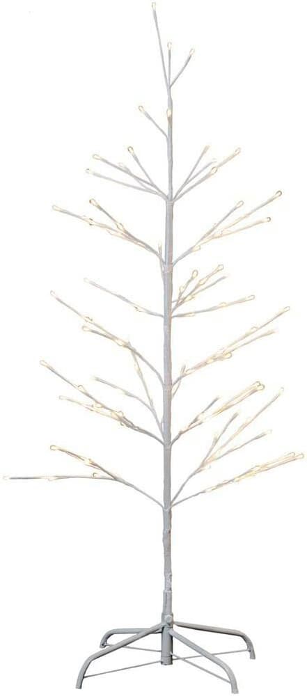 Arbre Issac, 120 cm, 110 LED, blanc Arbre artificiel Sirius 785302412445 Photo no. 1