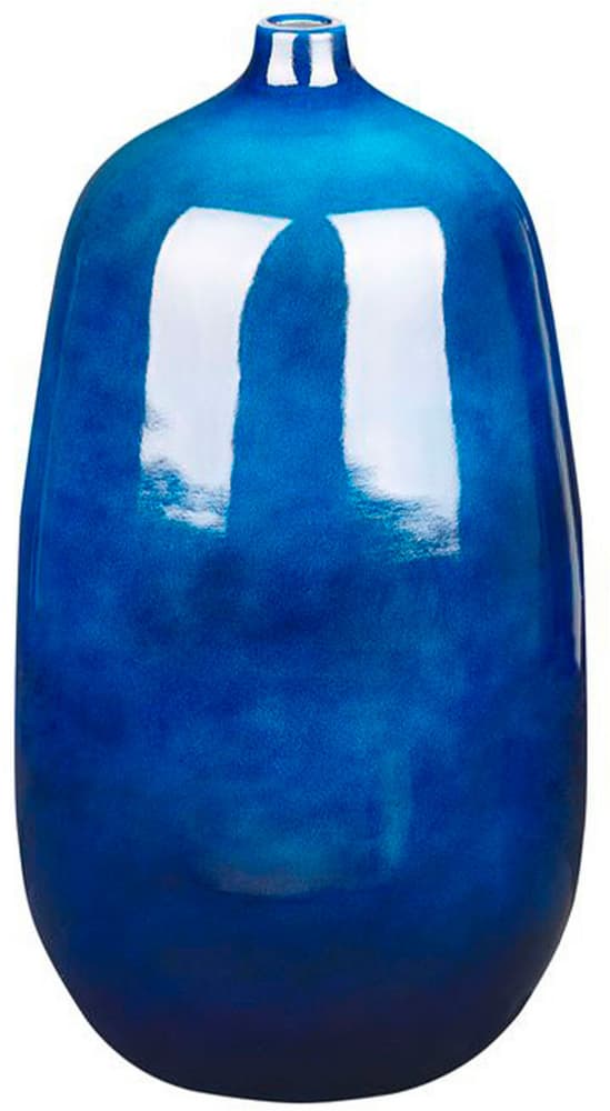 Blumenvase Terrakotta dunkelblau 45 cm VITORIA Vase Beliani 611903800000 Bild Nr. 1