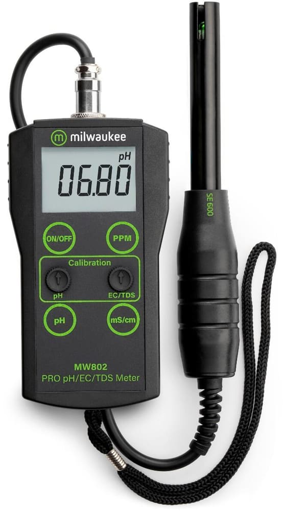 Appareil combiné pH + EC MW802 Instrument de mesure Milwaukee 669700104479 Photo no. 1
