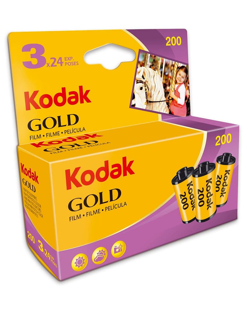 Gold 200 135 / 24 3 pezzi pellicola Pellicola piccolo formato 135 Kodak 793642600000 N. figura 1