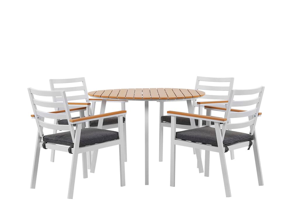 Cavoli Tavolo da giardino + sedie da giardino Beliani 759096700000 N. figura 1