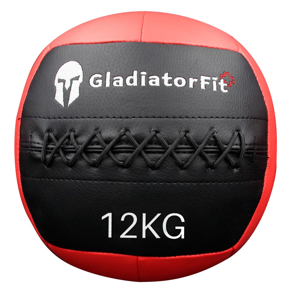 Wall Ball ultra-résistant en cuir synthétique | 12 KG Médecine ball GladiatorFit 469588700000 Photo no. 1