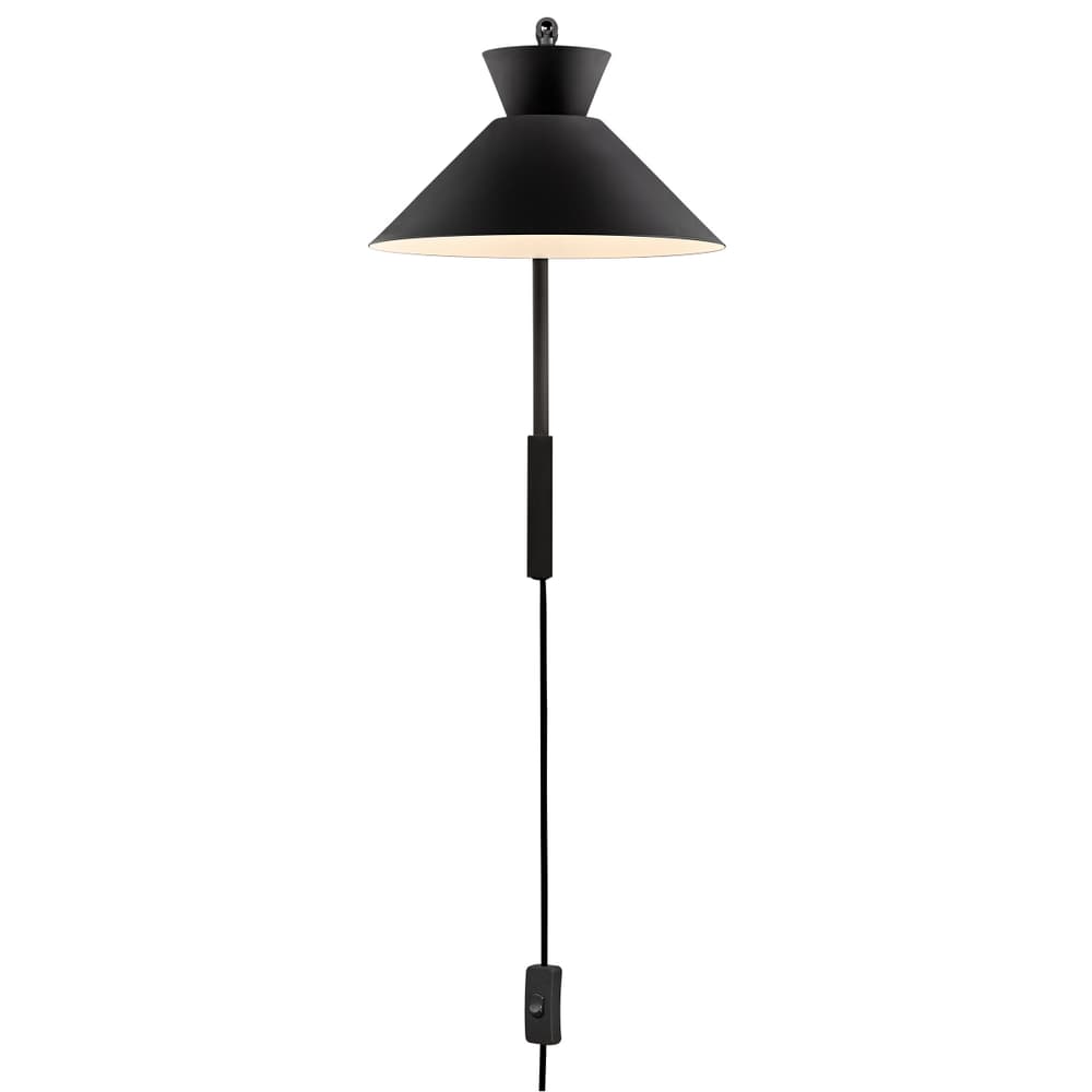DIAL Lampada da parete / plafoniera Nordlux 420491900000 Dimensioni A: 40.0 cm x D: 25.0 cm Colore Nero N. figura 1