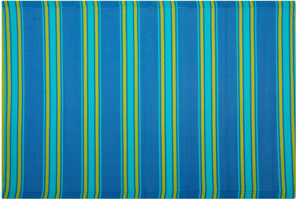 Tappeto da esterno azzurro 120 x 180 cm ALWAR Tappeto per esterni Beliani 655505200000 N. figura 1