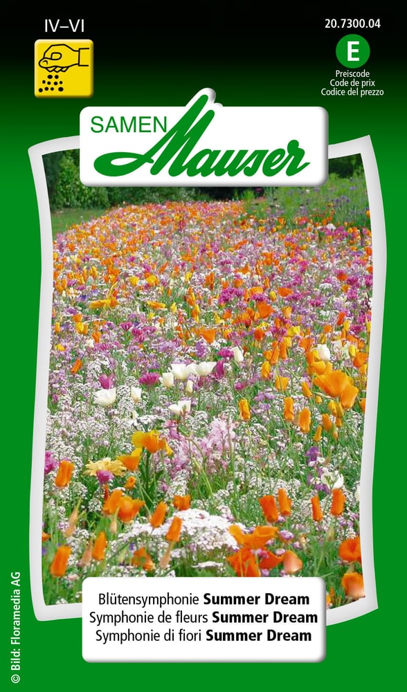 Blütensymphonie Summer Dream Blumensamen Samen Mauser 650101602000 Inhalt 5 g (ca 3 m²) Bild Nr. 1