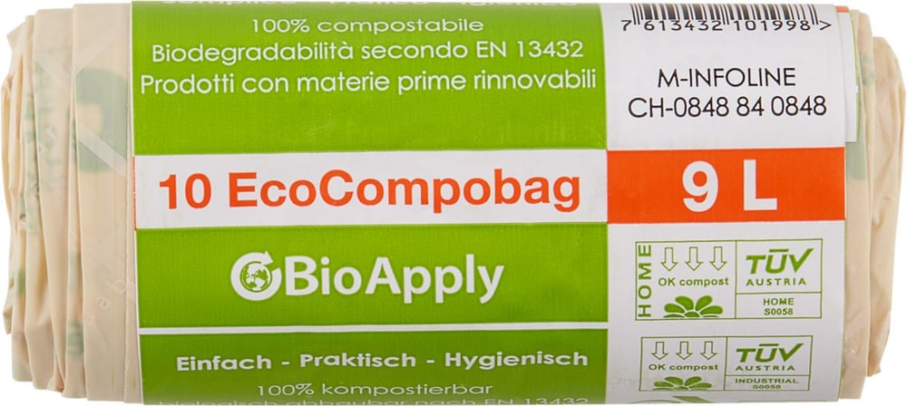 Sacco per il compostaggio, 9 l Sacco per il compostaggio 631294900000 N. figura 1