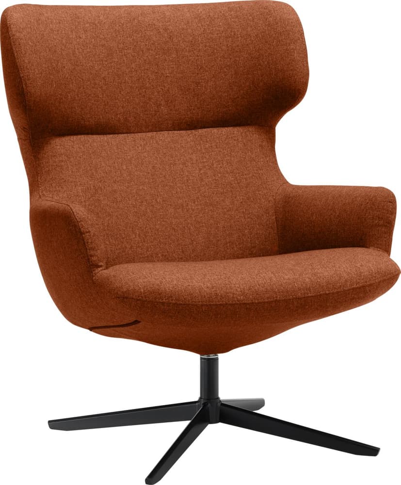 ELVY Fauteuil 403900507056 Dimensions L: 81.0 cm x P: 90.0 cm x H: 96.5 cm Couleur Rouille Photo no. 1