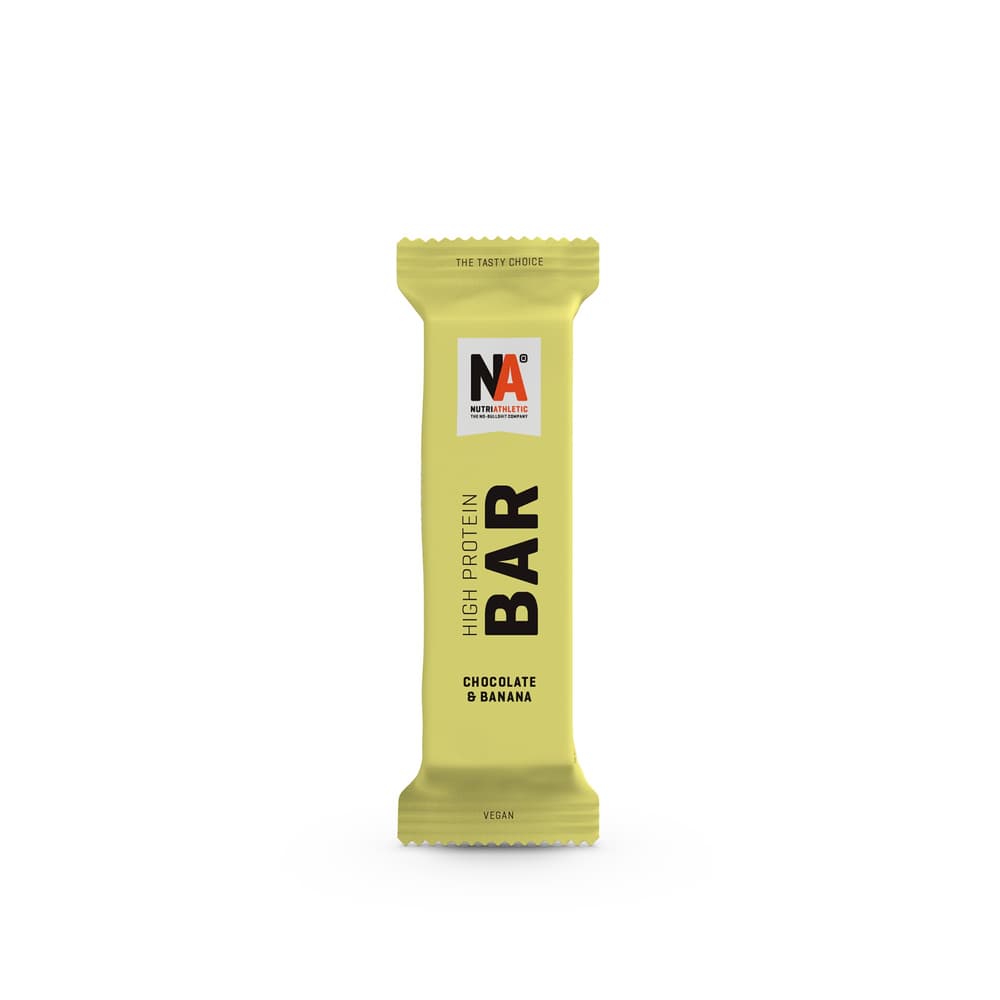 High Vegan Protein Bar Barretta proteica Nutriathletic 467367011400 Colore neutro Gusto Banana / Cioccolato N. figura 1