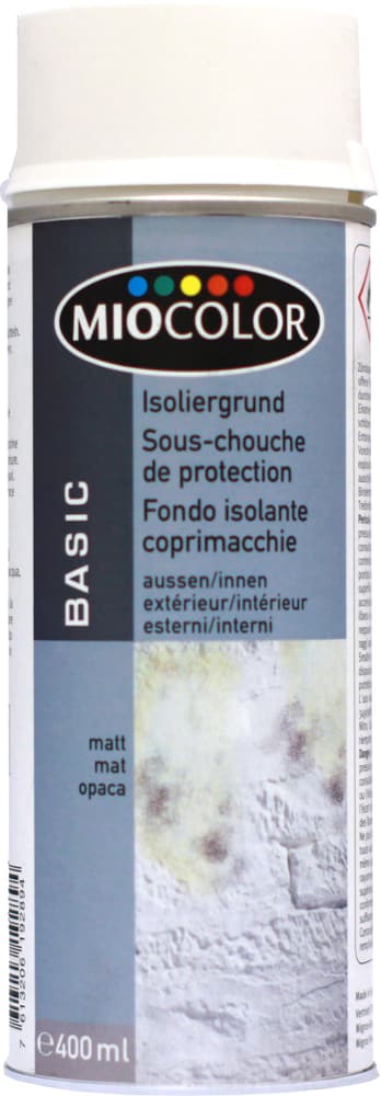 Isoliergrund Spray weiss 400 ml Grundierung Miocolor 660818300000 Bild Nr. 1