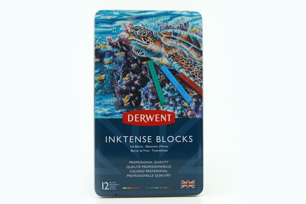 12 Derwent Inktense Blocks Aquarellfarben Set Pebeo 667039500000 Bild Nr. 1