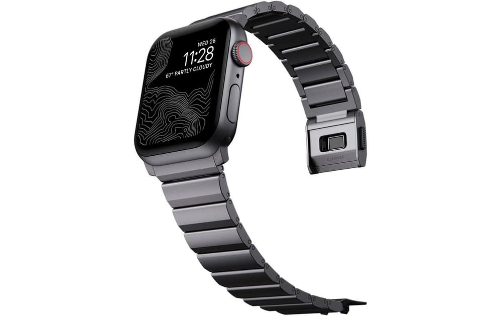 Aluminium Apple Watch Gray Smartwatch Armband Nomad 785302421562 Bild Nr. 1