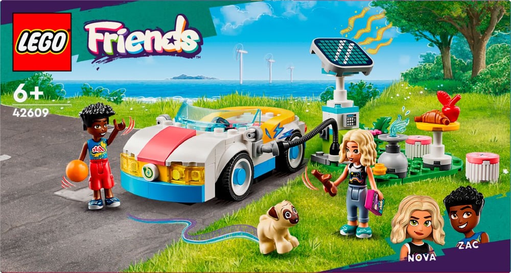 Friends 42609 La voiture électrique et la borne de recharge LEGO® 741909700000 Photo no. 1