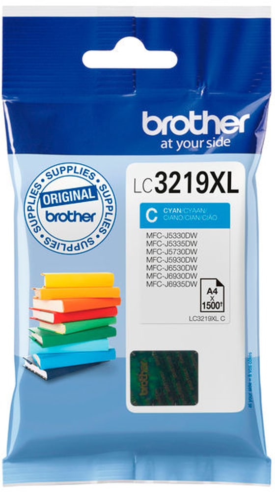 LC-3219XLC cyan Cartuccia d'inchiostro Brother 798540900000 N. figura 1