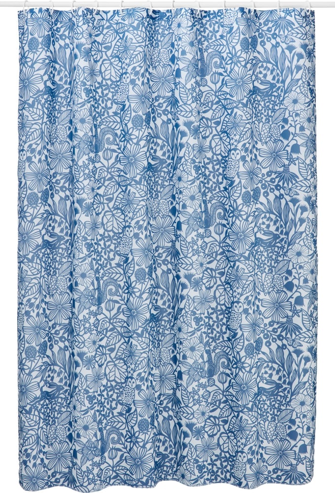 ANDRIN Duschvorhang 450919253542 Farbe Blau Grösse B: 180.0 cm x H: 200.0 cm Bild Nr. 1