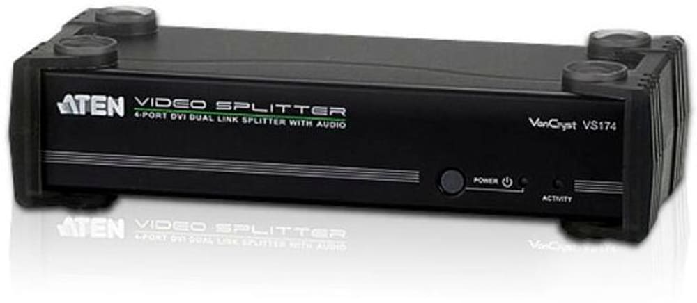 Diviseur de signaux à 4 ports VS174 DVI-Dual-Link/Audio Commutateur vidéo ATEN 785300192480 Photo no. 1