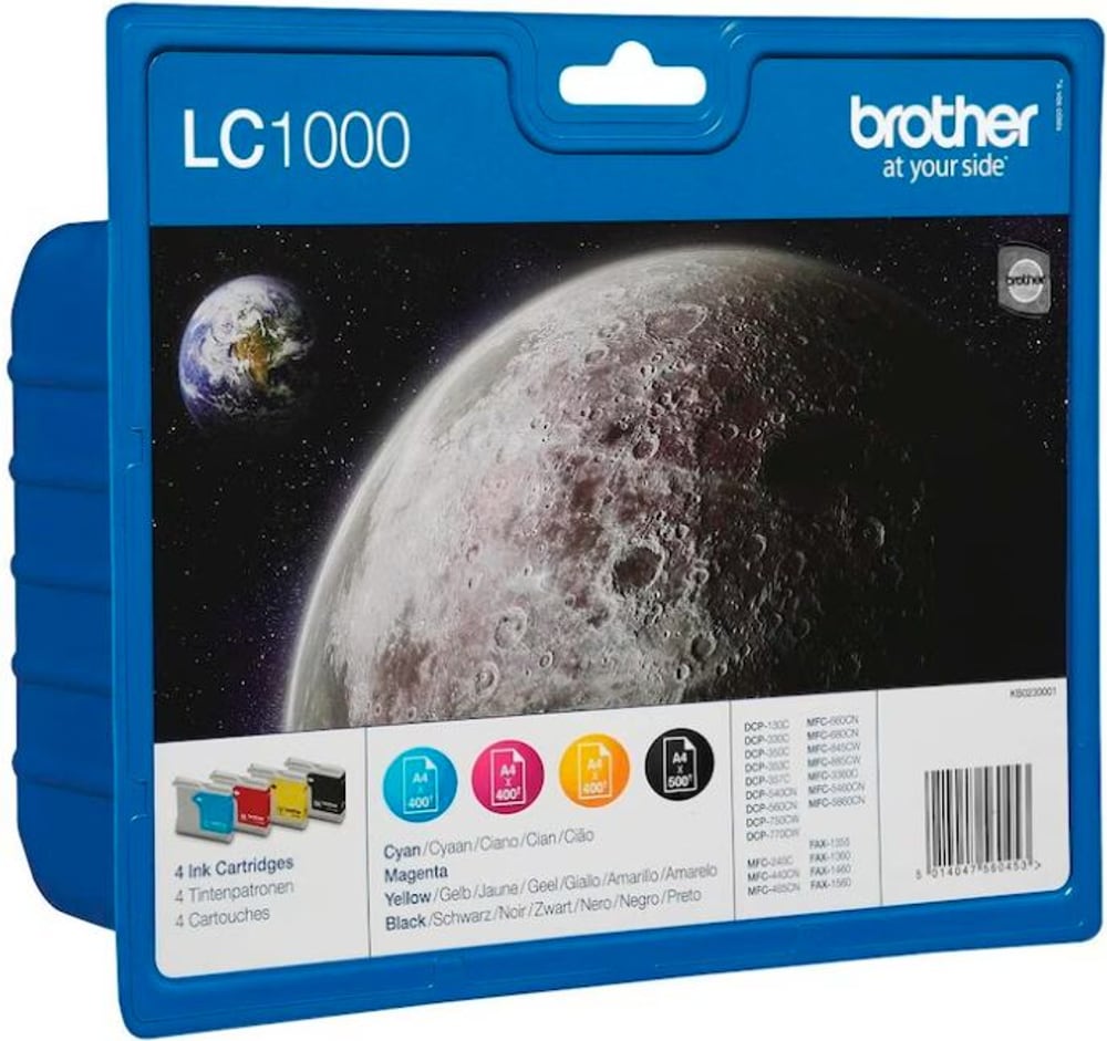 LC-1000VALBP Multipack Cartuccia d'inchiostro Brother 797500500000 N. figura 1
