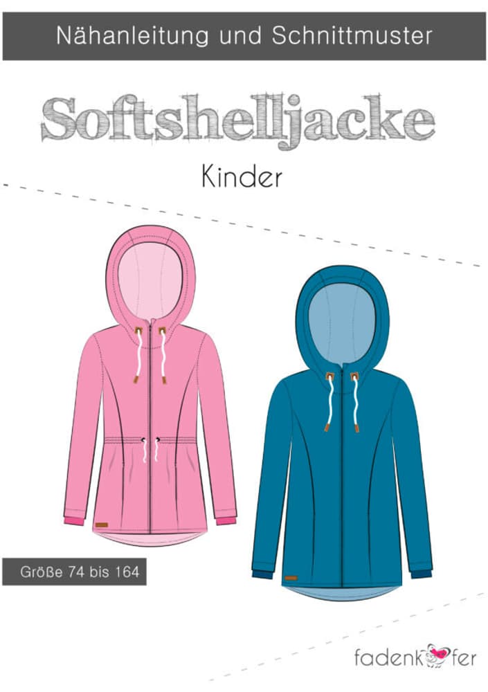 Papierschnittmuster Softshelljacke Schnittmuster Fadenkäfer 669700125610 Bild Nr. 1