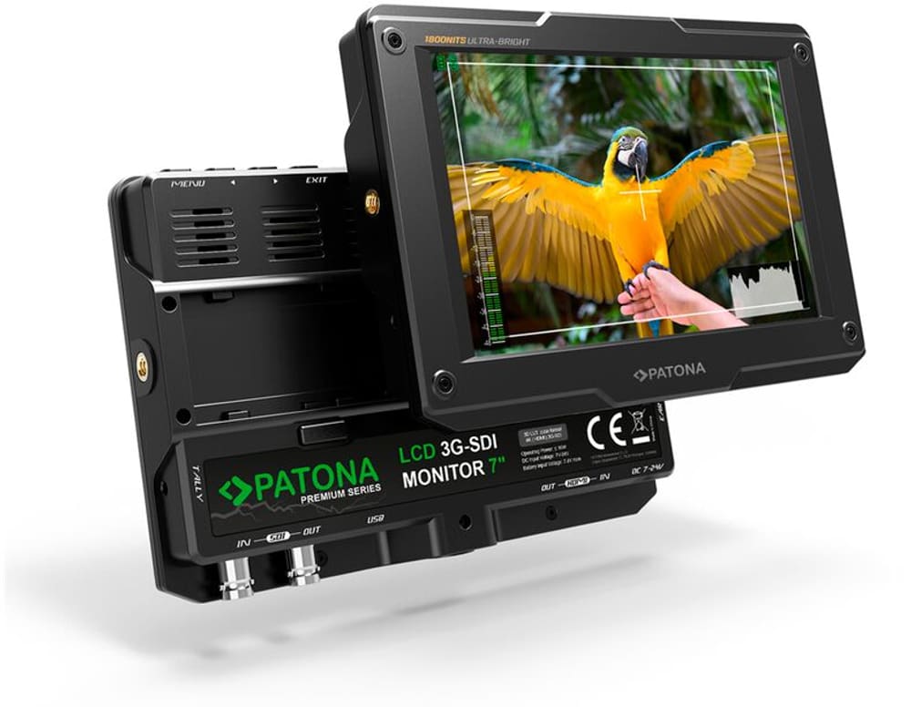 Premium LCD HDMI SDI Monitor 7" Video Monitor Patona 785300158602 Bild Nr. 1