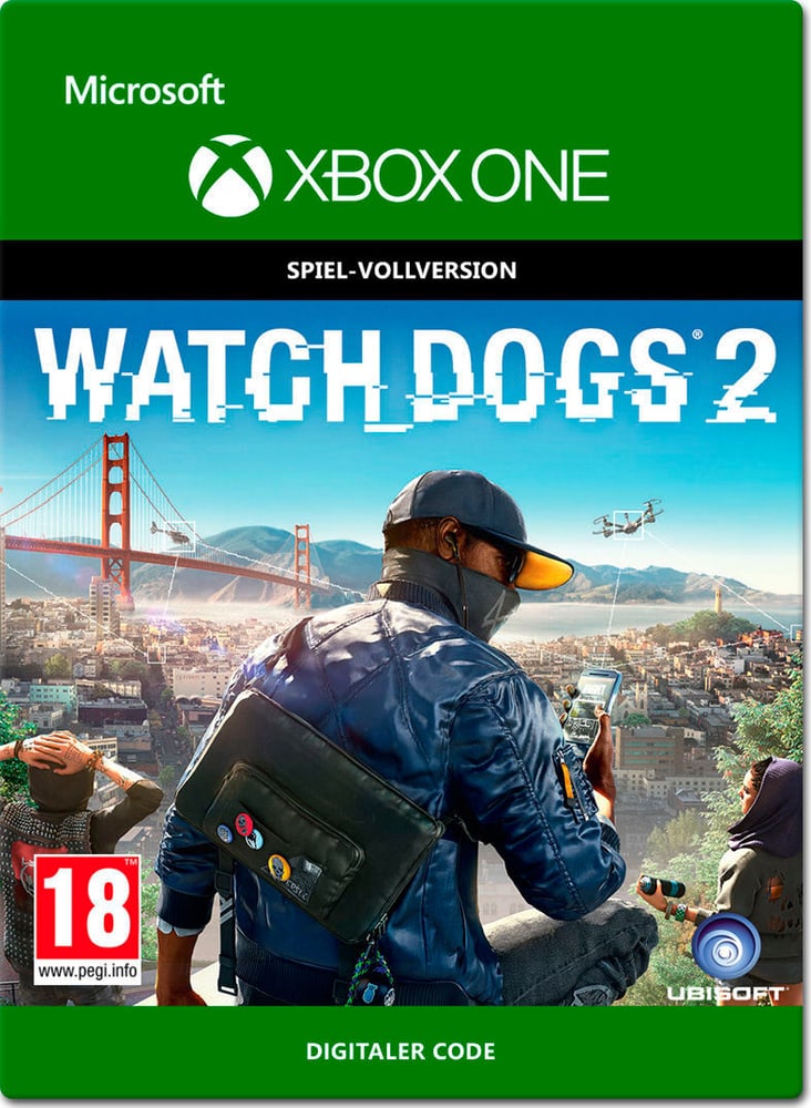 Xbox One - Watch Dogs 2 Game (Download) 785300137310 N. figura 1