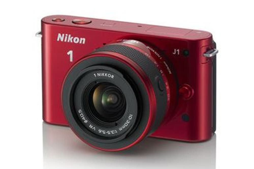 Nikon-1 J1 Kit VR 10-30mm rosso Fotocame 95110002980513 No. figura 1