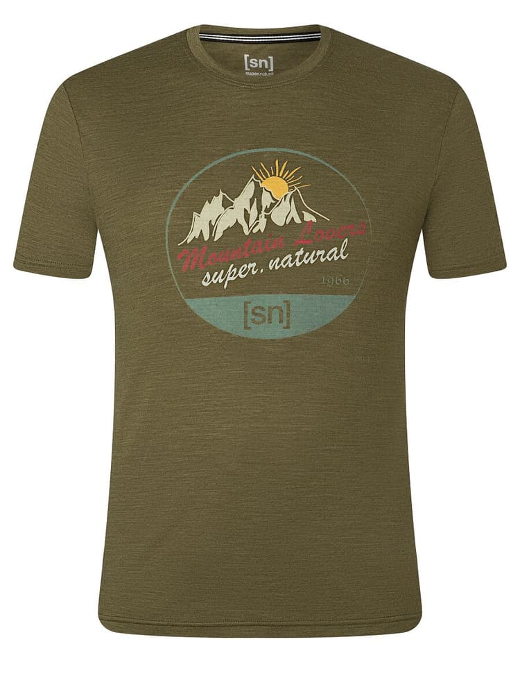 M ADVENTURE TEE T-shirt super.natural 468959600367 Taille S Couleur olive Photo no. 1