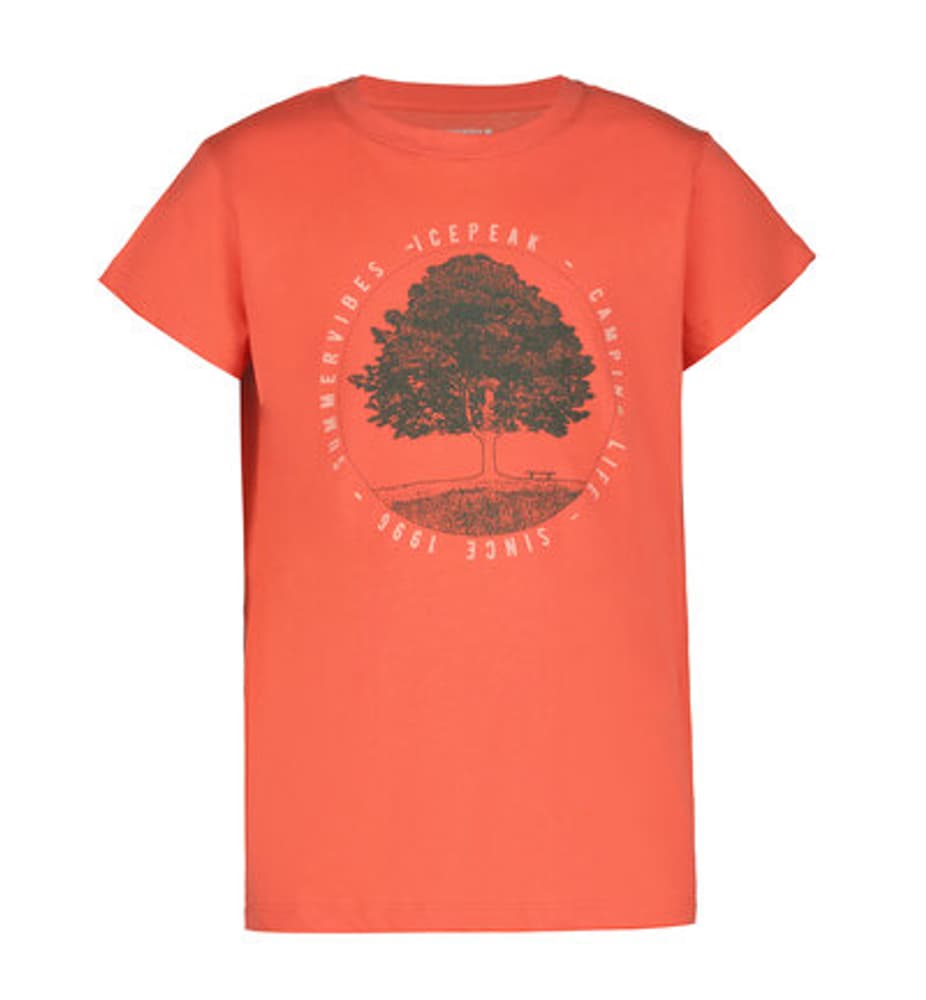Leadore Jr T-shirt Jack Wolfskin 469350714057 Taglie 140 Colore corallo N. figura 1