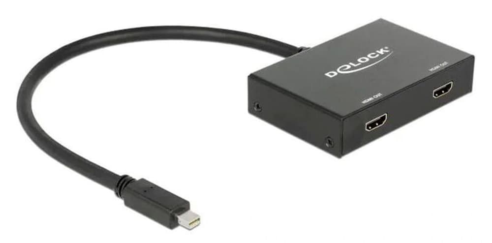 Diviseur de signaux à 2 ports Mini-DP - 2x HDMI Répartiteur HDMI DeLock 785300169979 Photo no. 1