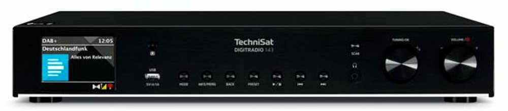 Digitradio 143 (V3) - Nero Impianto hi-fi Technisat 785302423380 N. figura 1