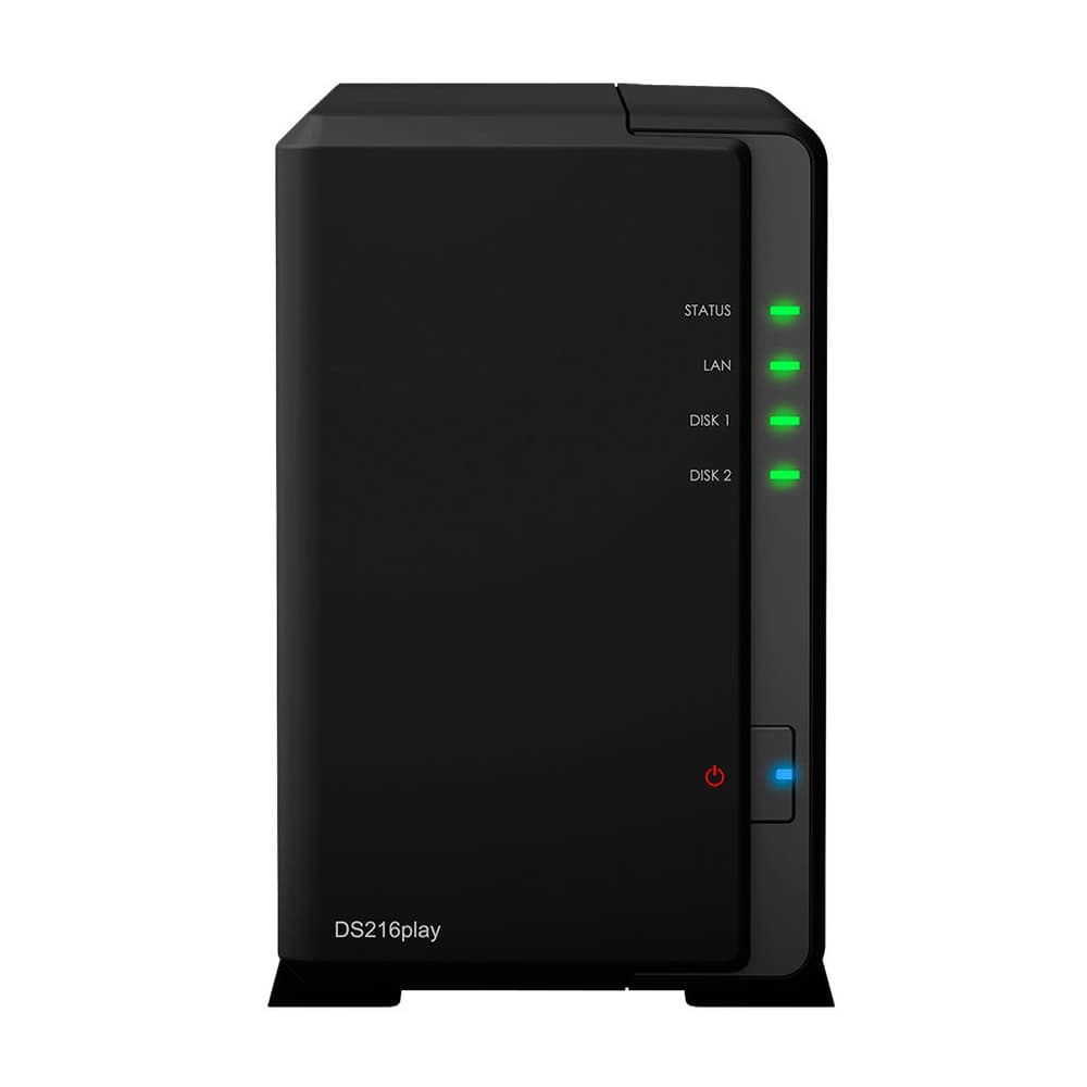 NAS DS216play Diskstation con 2x 1TB Samsung SSD Synology 79798800000016 No. figura 1