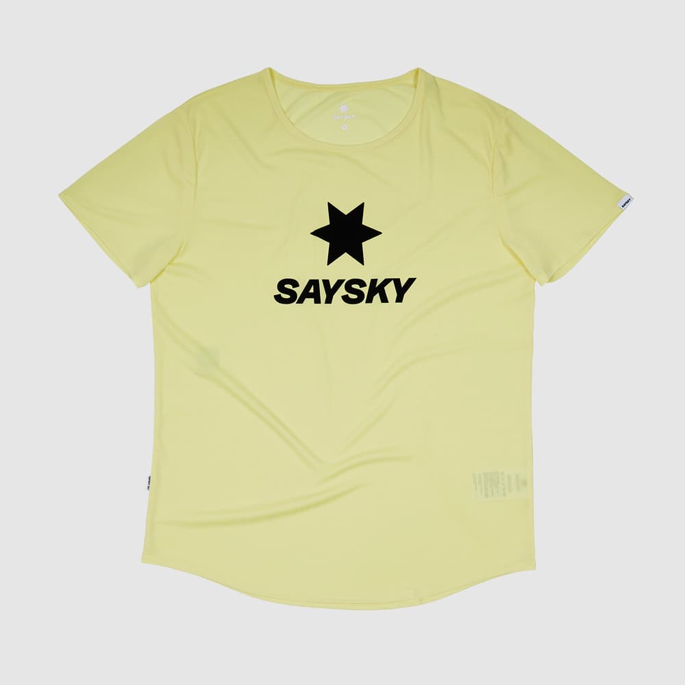 Logo Flow T-shirt Saysky 467720200451 Taglie M Colore giallo chiaro N. figura 1
