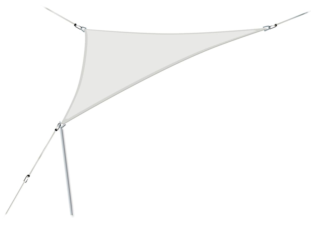 Triangolare 360 x 360 cm Vela parasole Do it + Garden 753147200081 Colore del rivestimento Grigio chiaro N. figura 1