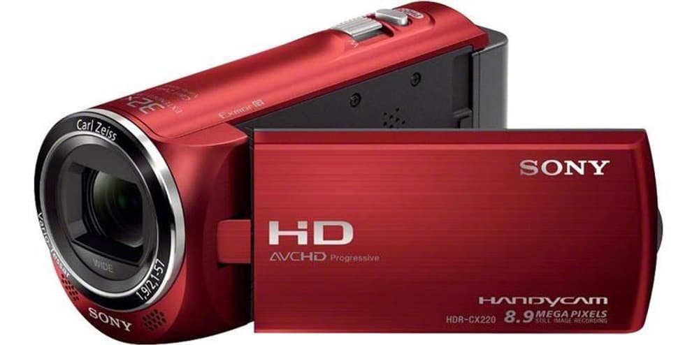 Sony HDR-CX220 HandyCam rouge Sony 95110003543113 No. figura 1