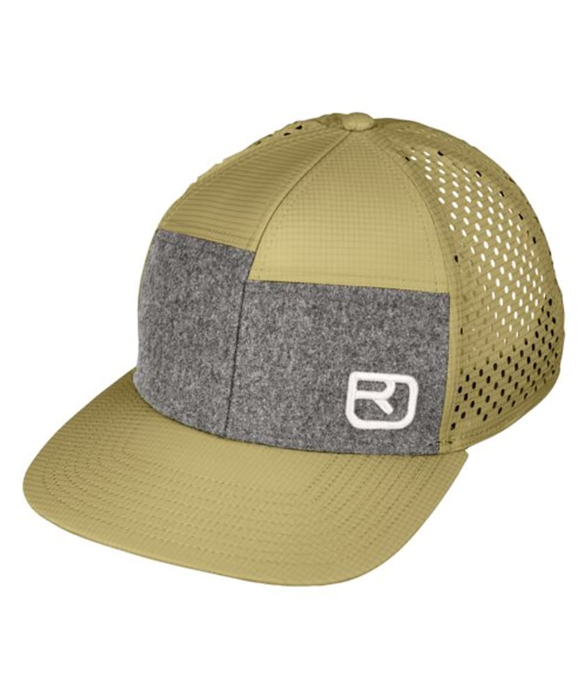 LOGO AIR TRUCKER CAP Casquette Ortovox 474108899967 Taille one size Couleur olive Photo no. 1
