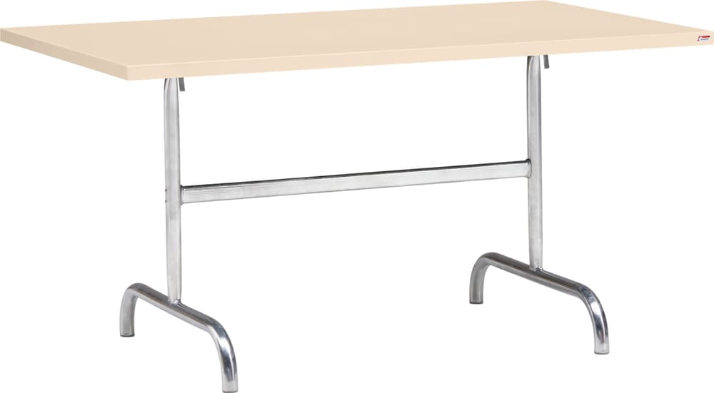 SÄNTIS Table pliante Schaffner 408009700013 Dimensions L: 140.0 cm x P: 80.0 cm x H: 72.0 cm Couleur Sable Photo no. 1