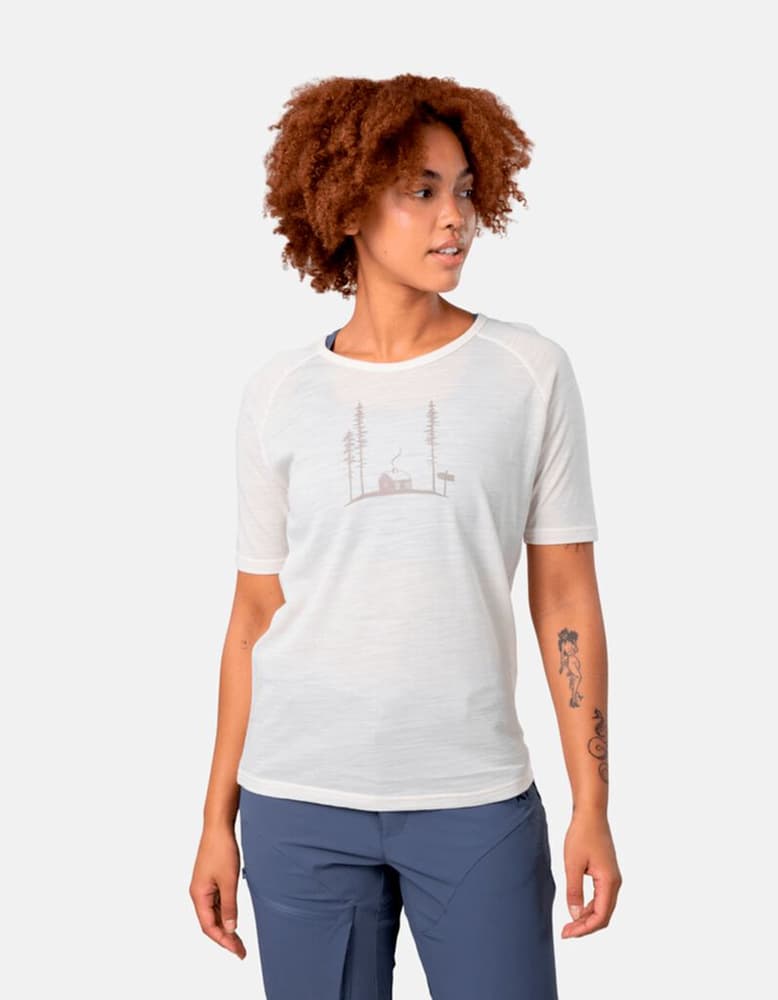 Ane Short Sleeve T-shirt Kari Traa 472436600610 Taglie XL Colore bianco N. figura 1