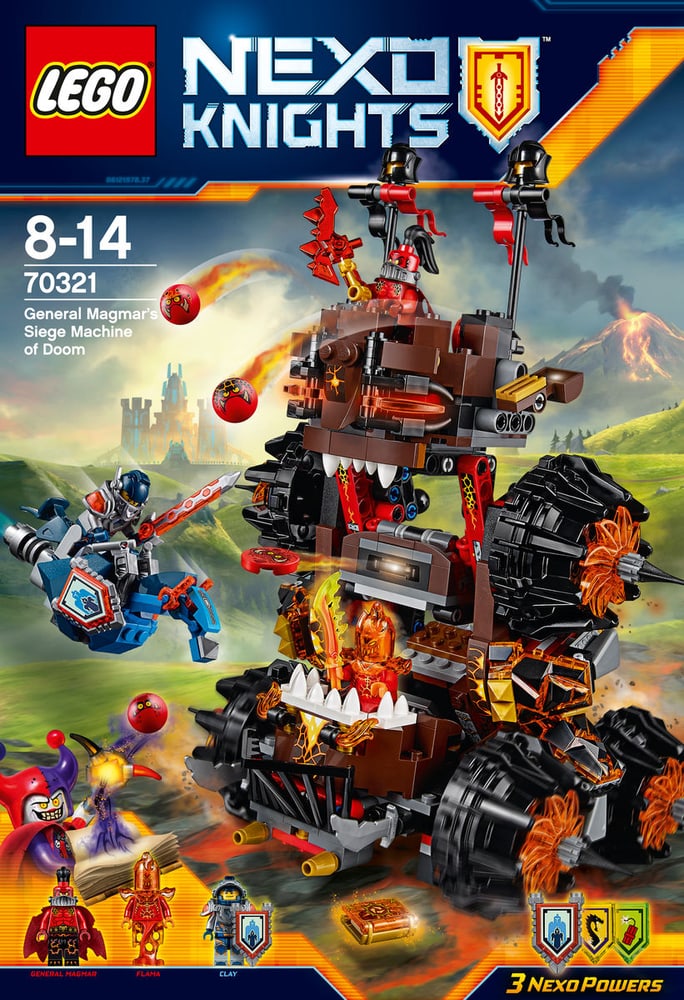 Nexo Knights General La machine maudite du Général Magmar 70321 LEGO® 74881750000016 Photo n°. 1